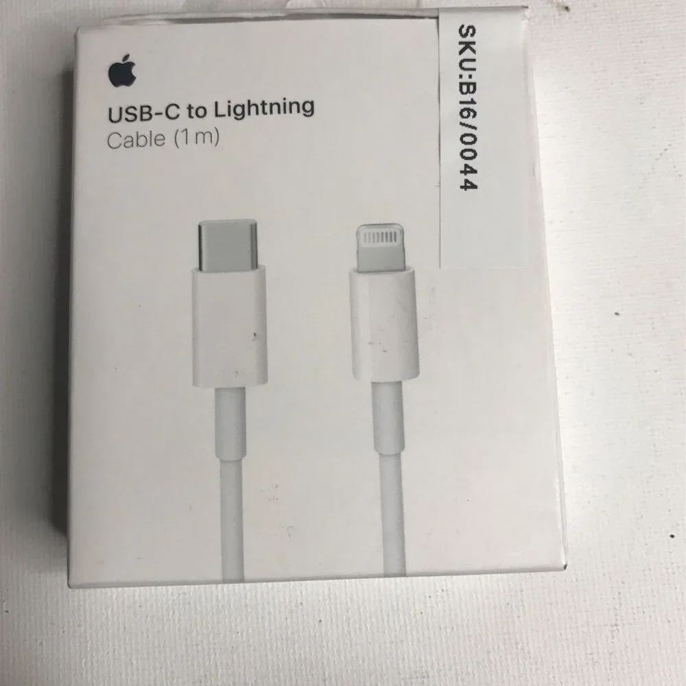 Original 1M iPhone iPad USB-C Lightning Charging Data Sync Cable Cord Retail Box